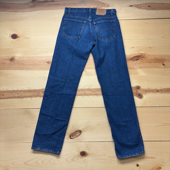 Vintage Levis Jeans Mens 34x34 Blue Denim Medium Wash 505 Straight Leg USA XX - Picture 1 of 12